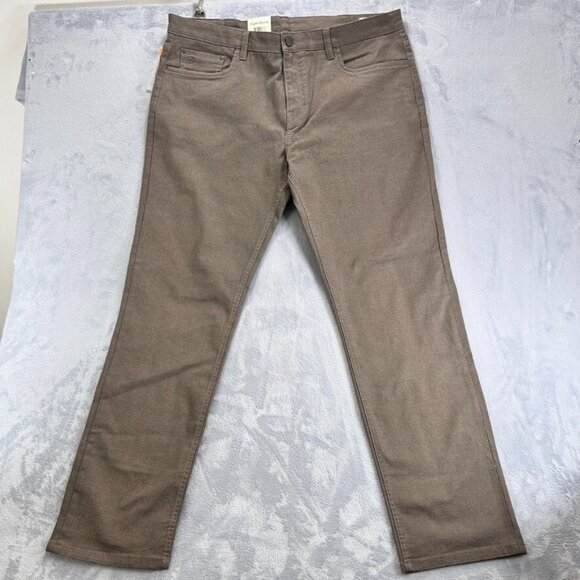 English Laundry Jeans Pants Men's 38X32 Brown Thermal Comfort Straight Leg - Picture 3 of 11